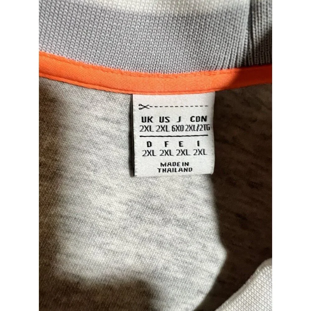 James Harden Adidas Tank Jersey‎ Men's 2XL Gray Embroidered Sleeveless.